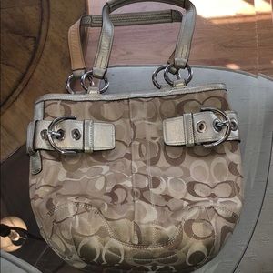 Gold Coach Signature Purse